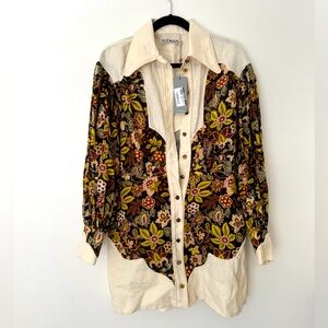 Alemais ISABELLA PANEL MINI DRESS